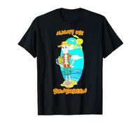 Funny Summer Skeleton Holiday at Beach Design T-Shirt