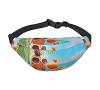 Funny Sun Glasses Pine Fanny Pack for Women Men Waist Bag Adjustable Belt Casual Chest Bag Bum Bags for Travel Hiking Waist Packs