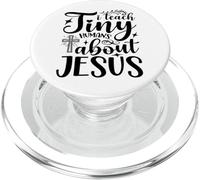 Funny Sunday School Teacher I Teach Tiny Humans About Jesus PopSockets PopGrip for MagSafe