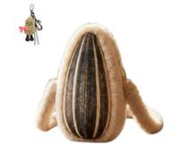 Funny Sunflower Seed Plush Crossbody Bag, Creative and Cute Handbag or Shoulder Bag for Men and Women, for Carrying When Going Shopping, Attending Parties, Camping or Traveling