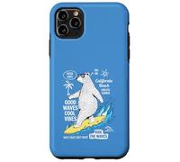 Funny Surfer Bear California Beach Summer Vibes Vacation Case for iPhone 11 Pro Max