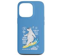 Funny Surfer Bear California Beach Summer Vibes Vacation Case for iPhone 13 Pro