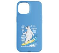 Funny Surfer Bear California Beach Summer Vibes Vacation Case for iPhone 15