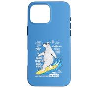 Funny Surfer Bear California Beach Summer Vibes Vacation Case for iPhone 16 Pro Max