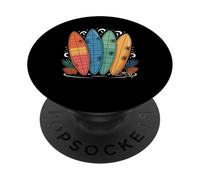 Funny Surfing Surfboard Beach Surfer Humor for Men Women PopSockets Adhesive PopGrip