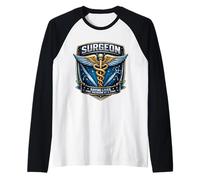 Funny Surgeon Saving People One Incision At A Time Quote Raglan Baseball Tee