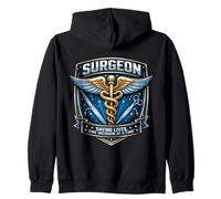Funny Surgeon Saving People One Incision At A Time Quote Zip Hoodie