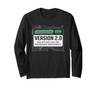 Funny Surgery Recovery Version 2.0 Bug Fixes Get Well Gift Long Sleeve T-Shirt