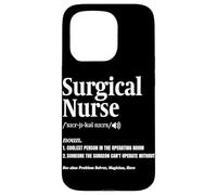 Funny Surgical Wingman OR Nurse Operation Room Nurse Case for iPhone 15 Pro