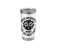 Funny Surprised Face Cute Expression Club Member Design Stainless Steel Insulated Tumbler