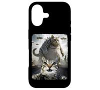 Funny Surprised Tabby Cat Selfie Kaiju Alien UFO Meme Case for iPhone 17
