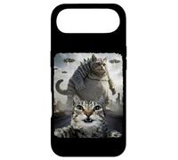 Funny Surprised Tabby Cat Selfie Kaiju Alien UFO Meme Case for iPhone Air