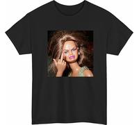Funny Surreal Doll Meme T-Shirt Angry Disgusted Face Middle Finger Tee Hilarious Reaction Gift Top Black