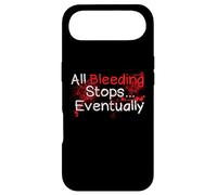 Funny Survival Quote - Bleeding Stops Eventually Case for iPhone Air