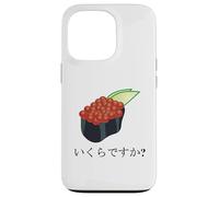 Funny Sushi Design Ikura Salmon Roe Sushi "How much is it?" Case for iPhone 13 Pro
