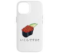 Funny Sushi Design Ikura Salmon Roe Sushi "How much is it?" Case for iPhone 14