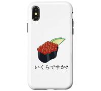 Funny Sushi Design Ikura Salmon Roe Sushi "How much is it?" Case for iPhone X/XS
