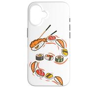 Funny Sushi Dragon Sushi Rolls Japanese Food Lover Japan Case for iPhone 16