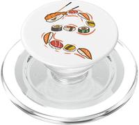 Funny Sushi Dragon Sushi Rolls Japanese Food Lover Japan PopSockets PopGrip for MagSafe