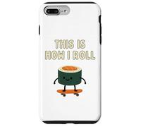 Funny Sushi Skateboarding This Is How I Roll Case for iPhone 7 Plus/8 Plus