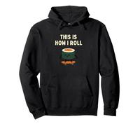 Funny Sushi Skateboarding This Is How I Roll Pullover Hoodie