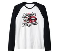 Funny Swap Mouths Don't Get Pregnant Embarrassing Raglan Baseball Tee