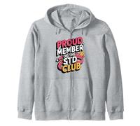 Funny Swap Proud Member Of The STD Club Embarrassing Zip Hoodie