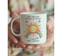 Funny Sweary Sunshine Mug | Rude Morning Coffee Cup | Office Novelty Gift for Coworker | Sarcastic Workplace Mug | Westcountry Design
