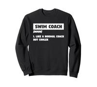 Funny Swim Coach Definition Swimming Instructor Trainer Sweatshirt