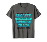 Funny Swimming Coach Gift Funny Swim Coaches Saying T-Shirt