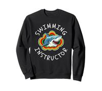 Funny Swimming Instructor Shark Sweatshirt