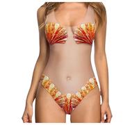 Funny Swimsuits for Women UK,One Piece Swimming Costume Printed Hippie Swimsuits Bathing Suit One Pieces Swimwear Monokini Funny Novelty Fake Muscles Beachwear Borat Swimsuit