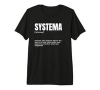 Funny Systema Martial Art Enthusiast Definition Premium T-Shirt
