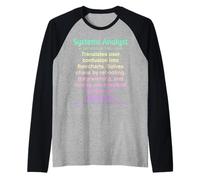 Funny Systems Analyst Raglan Baseball Tee