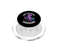 Funny T Rex Dinosaur Broken Leg Cast Wheelchair PopSockets PopGrip for MagSafe