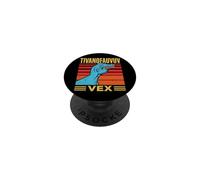 Funny T Rex Dinosaur Tivanofauvuv Vex Cartoon Speech Gag PopSockets Adhesive PopGrip