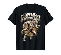 Funny T-Rex Elopement The Unexpected Workout T-Shirt