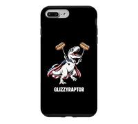 Funny T-Rex Glizzyraptor Glizzy T-Rex Patriotic USA Hot Dog Case for iPhone 7 Plus/8 Plus