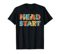 Funny T Rex Head Start Back to School Kids Boys Girls T-Shirt