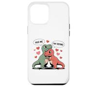 Funny T Rex Valentine Hug Meme Short Arms Dinosaur Love Case for iPhone 12 Pro Max