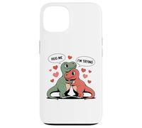 Funny T Rex Valentine Hug Meme Short Arms Dinosaur Love Case for iPhone 13