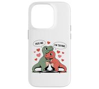 Funny T Rex Valentine Hug Meme Short Arms Dinosaur Love Case for iPhone 14 Pro