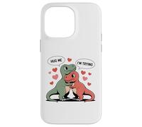 Funny T Rex Valentine Hug Meme Short Arms Dinosaur Love Case for iPhone 14 Pro Max