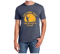 Funny T Shirts for Men Men's I Can't Work Today My Arm is in A Shirt Sarcastic Saying Humor Joke Fishing Dad Fathers Day Mens Black (Navy, XXXL)