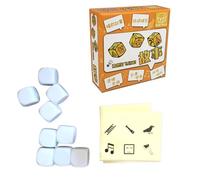 Funny Tabletop Game Dices For Imaginative Play Travel Telling Cubes Colorful Happy Storytelling Cubes Story Dices Set