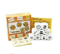 Funny Tabletop Game Dices For Imaginative Play Travel Telling Cubes Colorful Happy Storytelling Cubes Story Dices Set Imagination Boosters Game