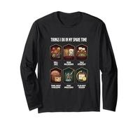 Funny Tabletop RPG Gamer Things I Do in My Spare Time Long Sleeve T-Shirt