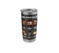 Funny Tabletop RPG Gamer Things I Do in My Spare Time Stainless Steel Insulated Tumbler