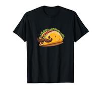 Funny Taco Face with Mustache Beard Costume T-Shirt
