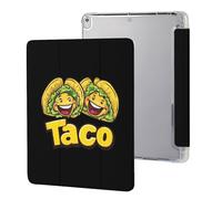 Funny Taco Mexican Food Cute Protective Case Compatible for IPAD Pro (10.5in) /IPAD Air3(10.5in) Trifold Tablet Cover Non-Slip Cases